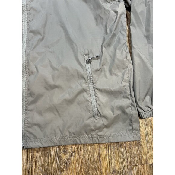 LL Bean Jacket Mens XL Gray Trail Model Rain Coat Full Zip Hooded - Picture 5 of 10